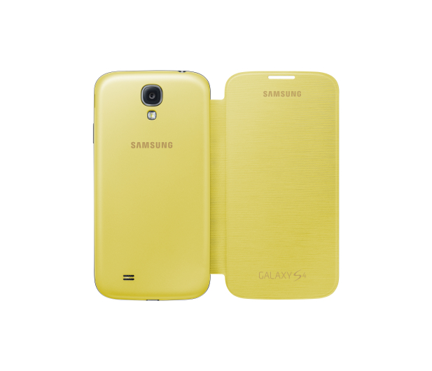 Samsung Flip Case do Galaxy S4 I9505  żółte - 214612 - zdjęcie 3